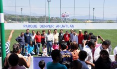 Transforman unidad deportiva Denver de Lomas de Ahuatlán