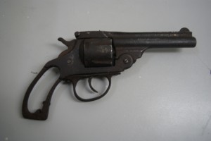 arma de fuego tipo revólver.