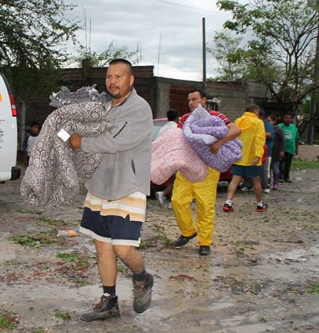 damnificados en Yautepec por lluvias