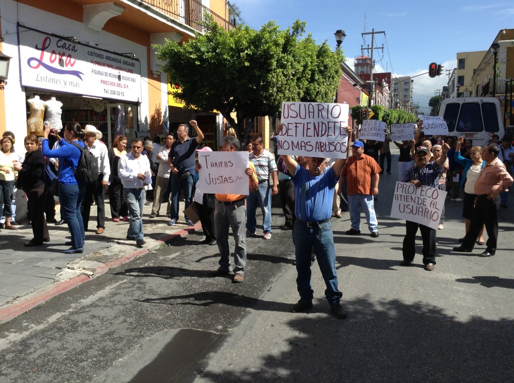 manifestación CFE