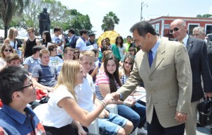 JMB en la Visita de Intercambio de Jóvenes Rotarios (1)