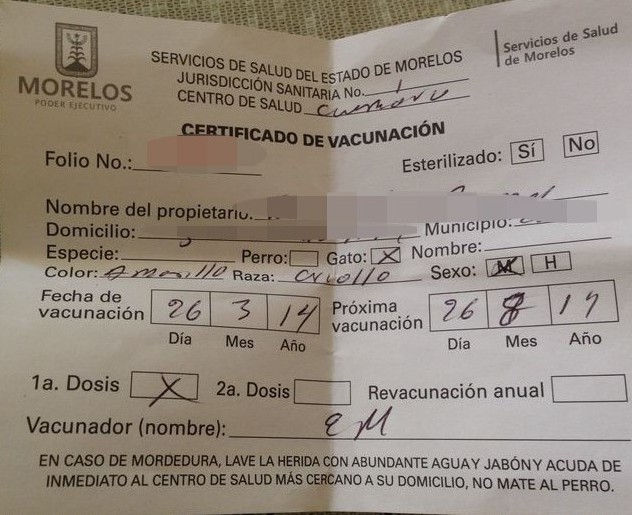 CERTIFICADO DE VACUNACIÓN