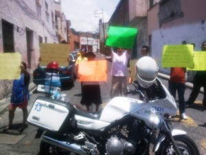 MANIFESTACIÓN CALLE LINARES