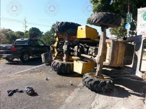 Atiende CEPCM accidente carretero en Carretera federal Cuernavaca – Cuautla Km28