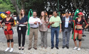 JMB en la Inauguración del Gimnasio en la Plaza Alameda de Luis Donaldo Colosio (2)