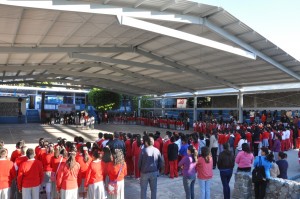 JMB en la Inauguración de Techumbre en la Primaria 5 de Mayo del Poblado de Santa Maria Ahuacatitlán (4)