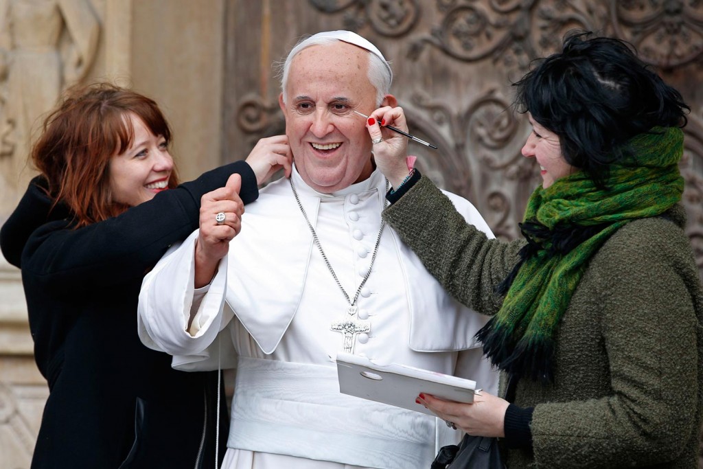El papa Franciso ahora 'es de cera'