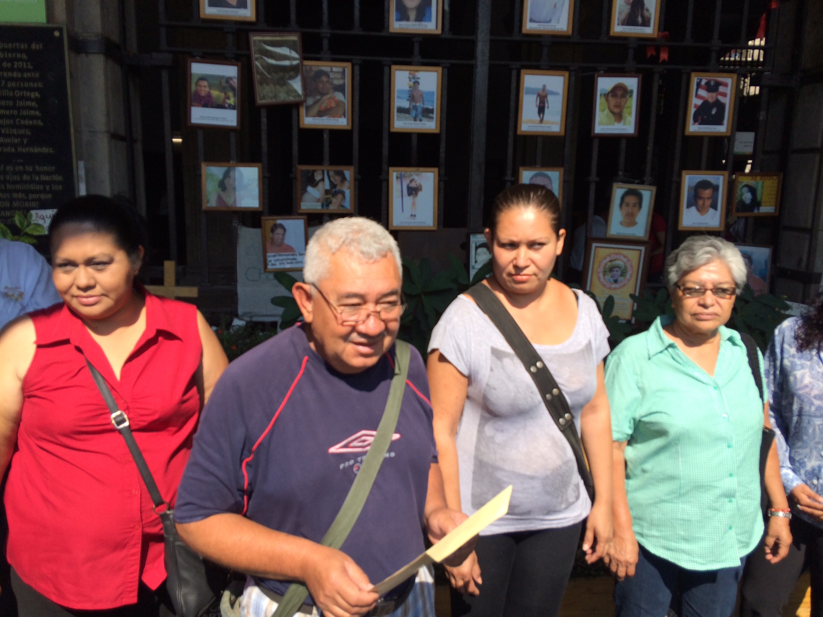 Familiares de víctimas en Morelo