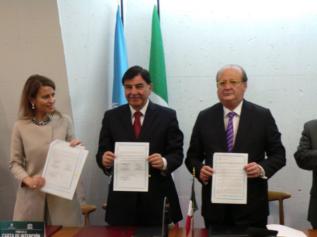 Firma de la carta de intención CONAGO-UNESCO 2ok