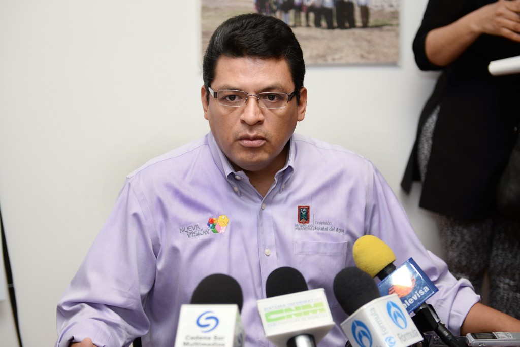 secretario ejecutivo de la Comisión Estatal del Agua (CEAGUA), Juan Carlos Valencia Vargas,
