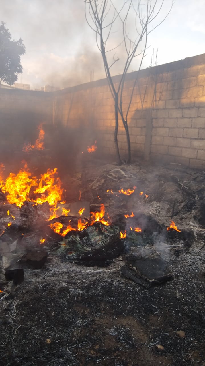 Por quema de basura en terrenos baldíos genera movilizaciones de ...