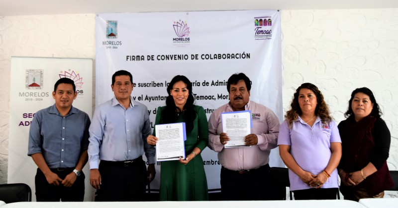 Firman Gobierno de Morelos y Temoac convenio de colaboración para uso ...