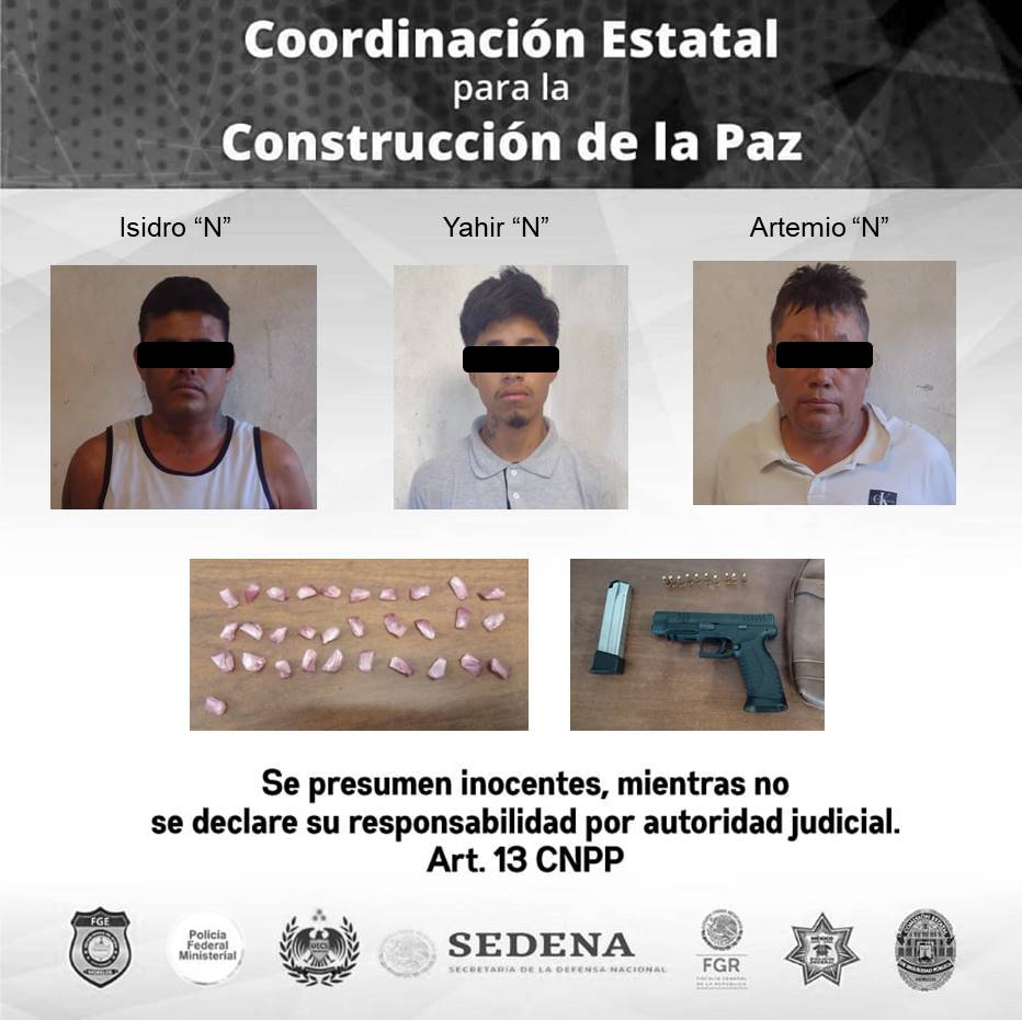 Los detienen con droga y un arma de fuego en Ayala – Zona Centro Noticias